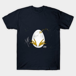 Grumpy Chicken egg hatching T-Shirt